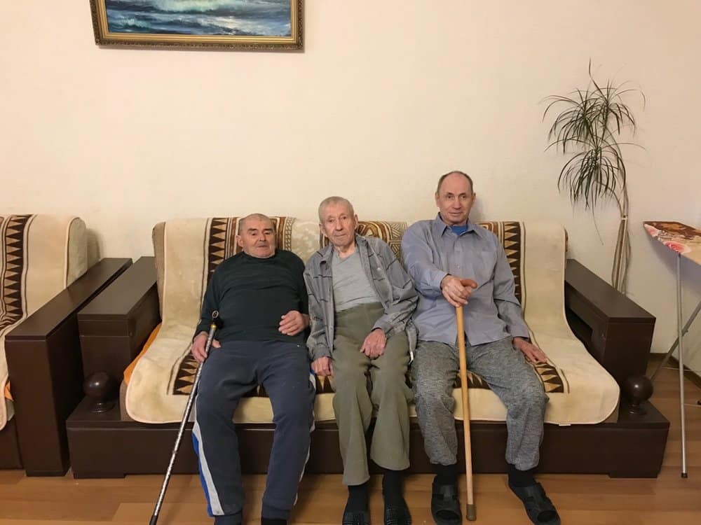 Пожилые в доме престарелых